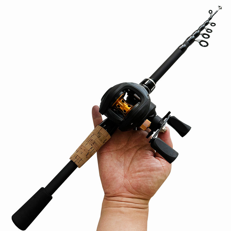 telescopic fishing rod and reel combo, view 6 - MRSLM