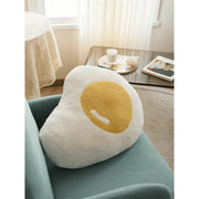 kawaii fried egg throw pillow, view 6 - MRSLM