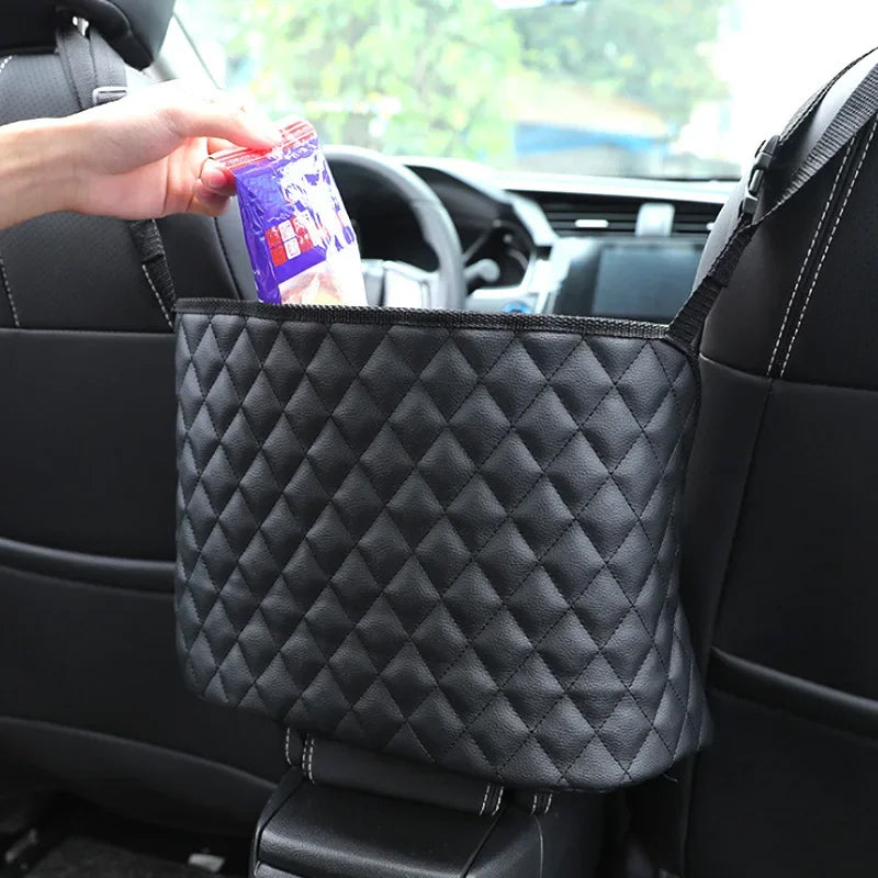 car seat mesh handbag holder organizer, view 5 - MRSLM