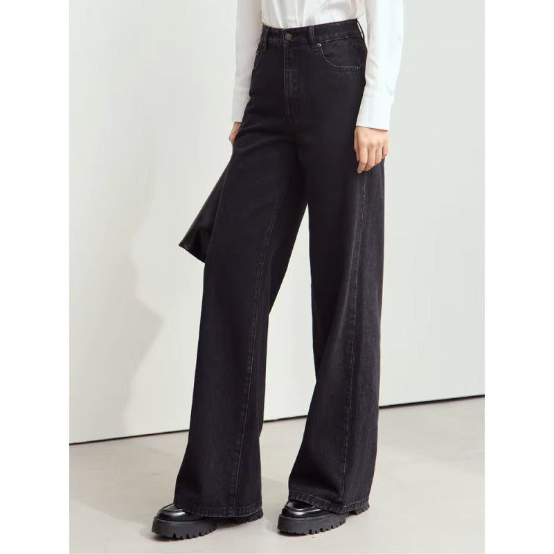 women's wide-leg retro jeans, view 6 - MRSLM