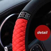 diamond steering wheel cover, view 12 - MRSLM