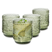 embossed glass petal cup, view 10 - MRSLM