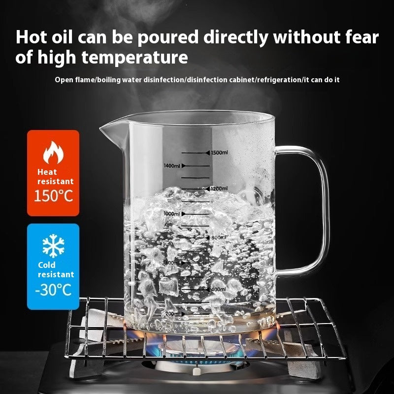 glass oil strainer pot, view 2 - MRSLM
