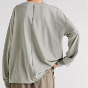 oversized cotton sweatshirt, view 6 - MRSLM