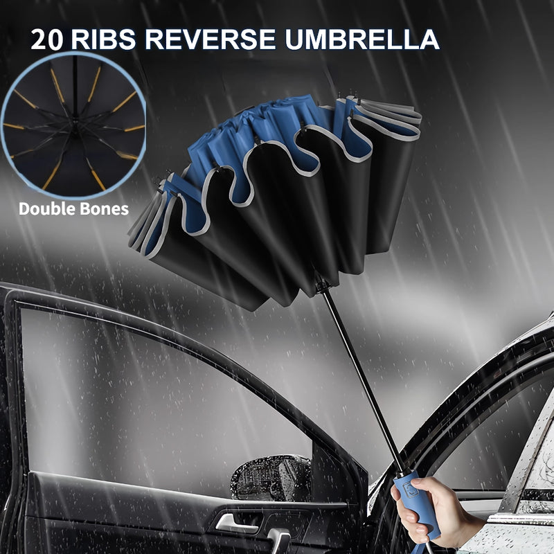 auto-open reverse folding umbrella, view 9 - MRSLM