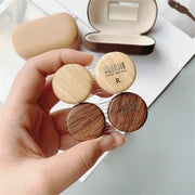 retro wood grain contact lens case, view 7 - MRSLM