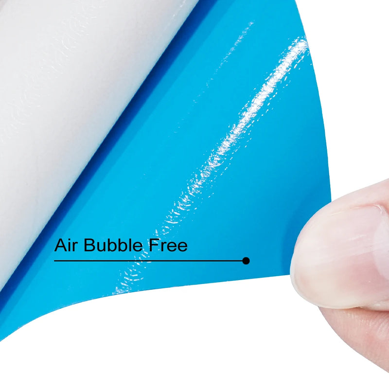 ultra glossy light blue car wrap vinyl, view 8 - MRSLM