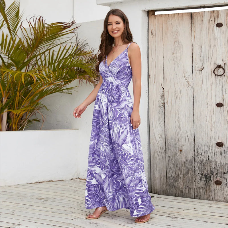 bohemian paisley print long dress, view 20 - MRSLM