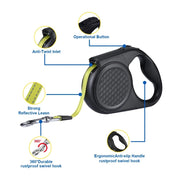 5 meter retractable dog leash, view 4 - MRSLM