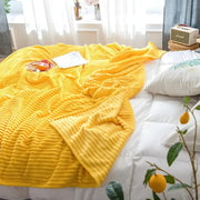cozy coral fleece blanket, view 7 - MRSLM