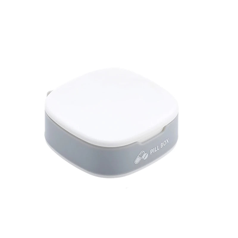 Compact Pill Organizer with 4 Compartments