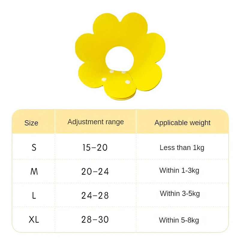 flower pet collar, view 8 - MRSLM