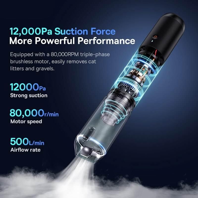 portable 4-in-1 wireless vacuum cleaner, view 5 - MRSLM