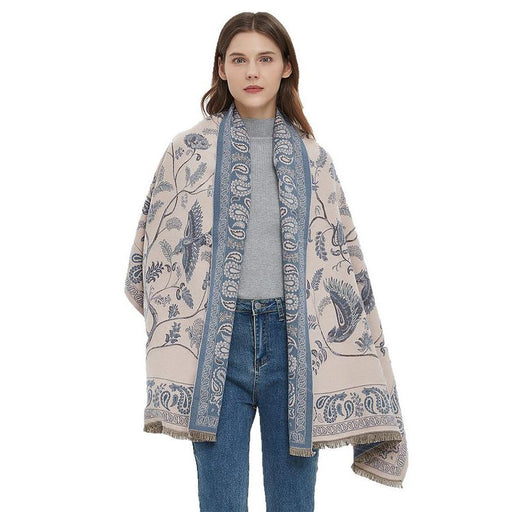 knitted paisley scarf and headscarf - MRSLM