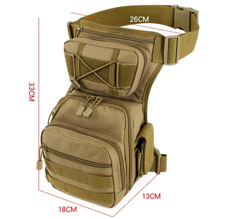 Men's tactical waist leg bag, view 8 - MRSLM