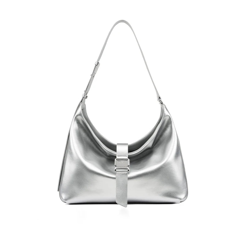 Large leather tote bag for women, view 2 - MRSLM