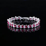 square zircon bracelet, view 2 - MRSLM
