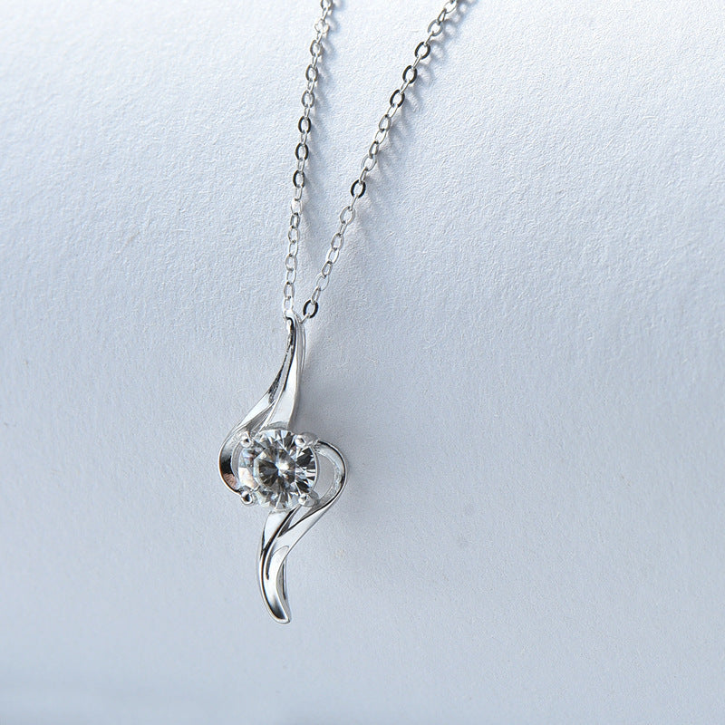 personalized sterling silver necklace - MRSLM