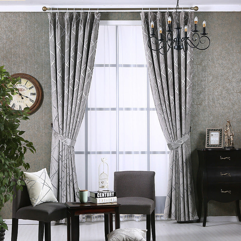 solid color chenille curtains - MRSLM