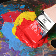 flat head nylon paint brush, view 9 - MRSLM