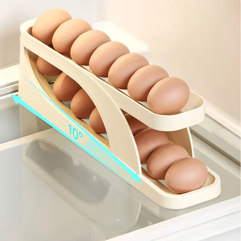automatic scrolling egg rack holder, view 2 - MRSLM