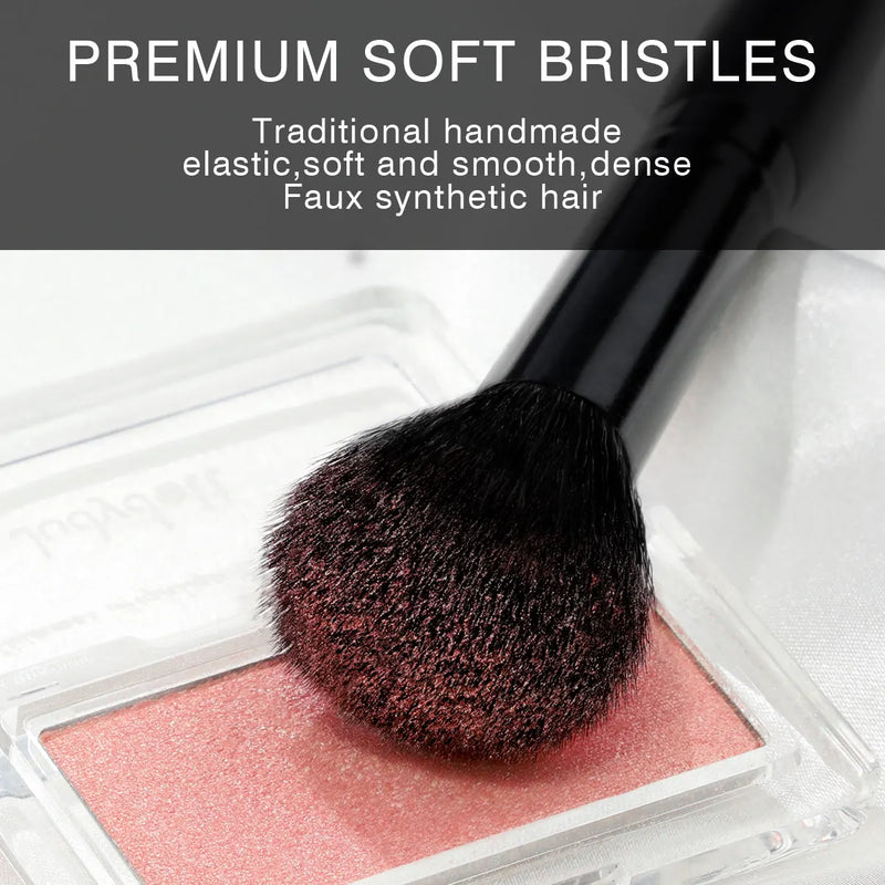 32-piece makeup brush set with case, view 10 - MRSLM
