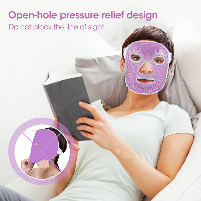 hot and cold compress eye mask, view 6 - MRSLM