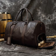 large leather business travel bag - MRSLM
