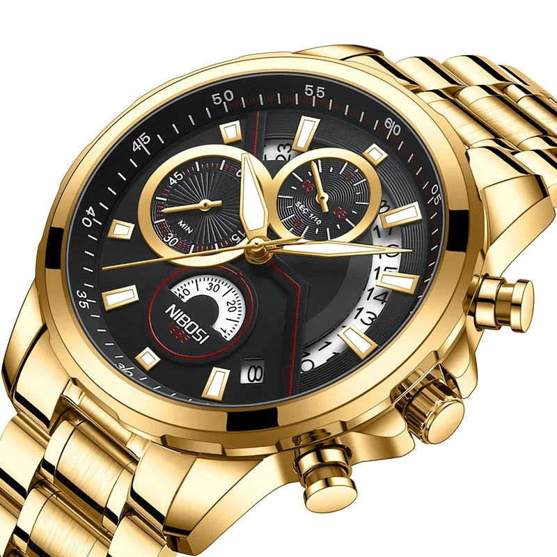men's sport chronograph watch, view 3 - MRSLM