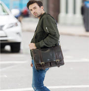 large men's business briefcase, view 4 - MRSLM