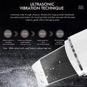 ultrasonic facial skin scrubber, view 7 - MRSLM