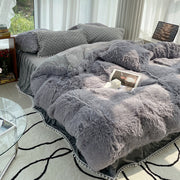 milk fiber bed skirt set, view 11 - MRSLM