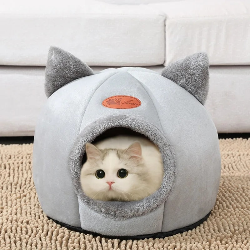 Cozy cave cat bed, view 6 - MRSLM