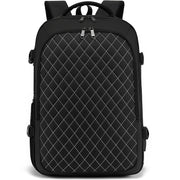 Expandable computer travel backpack, view 3 - MRSLM