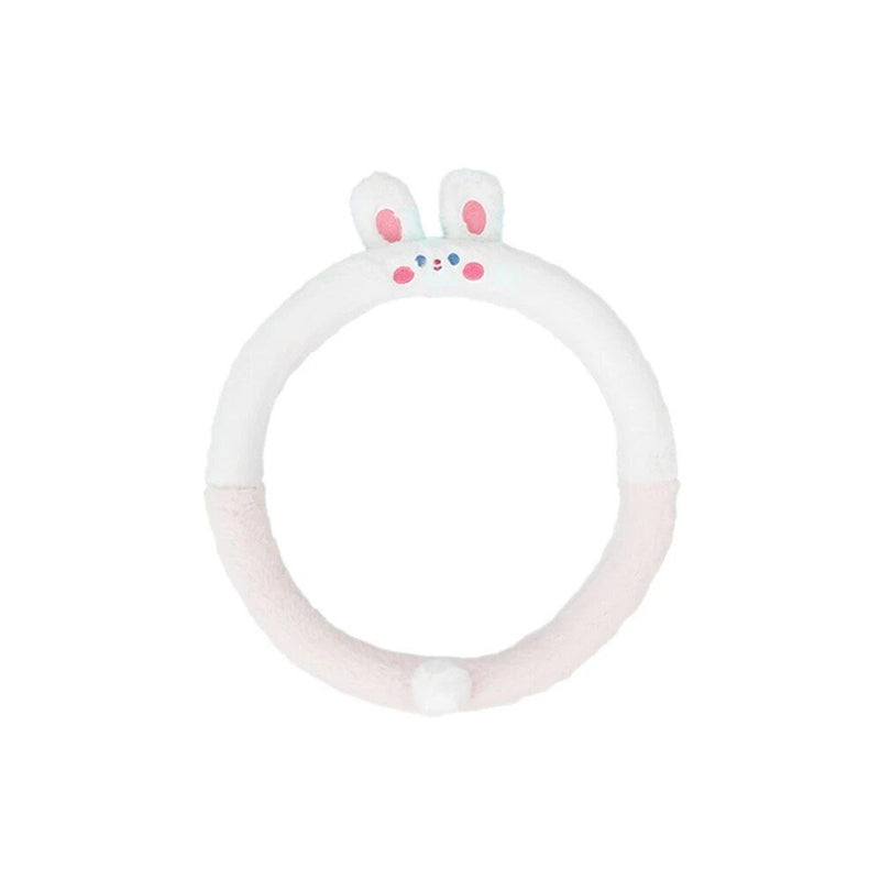cute animal fluff steering wheel cover, view 2 - MRSLM