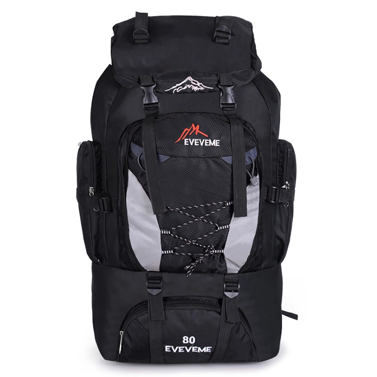 80L outdoor adventure backpack, view 3 - MRSLM