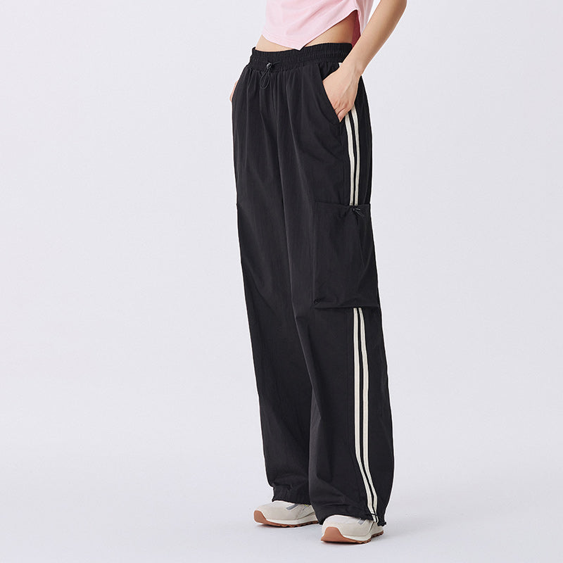 drawstring wide leg pants, view 4 - MRSLM
