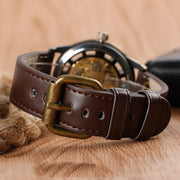 men's hollowed-out retro automatic watch, view 10 - MRSLM