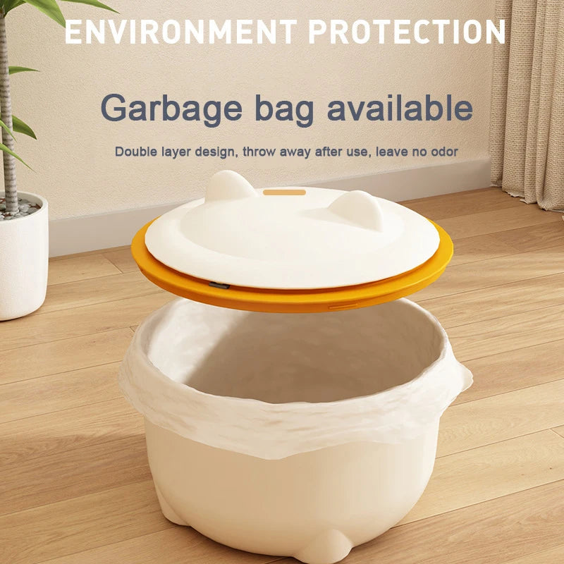 odor-proof cat litter disposal bin, view 6 - MRSLM