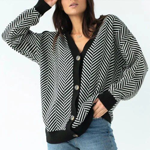 oversized knit cardigan, view 2 - MRSLM