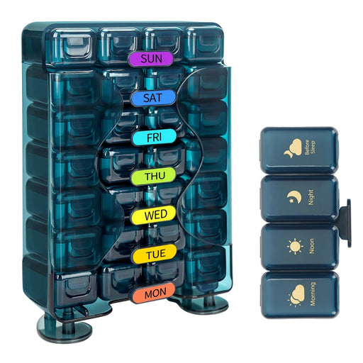 weekly pill organizer with drawer - MRSLM