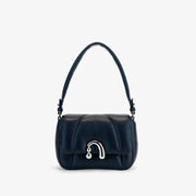 sheep leather crossbody hobo bag, view 6 - MRSLM