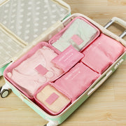 6-piece portable travel organizer set, view 4 - MRSLM