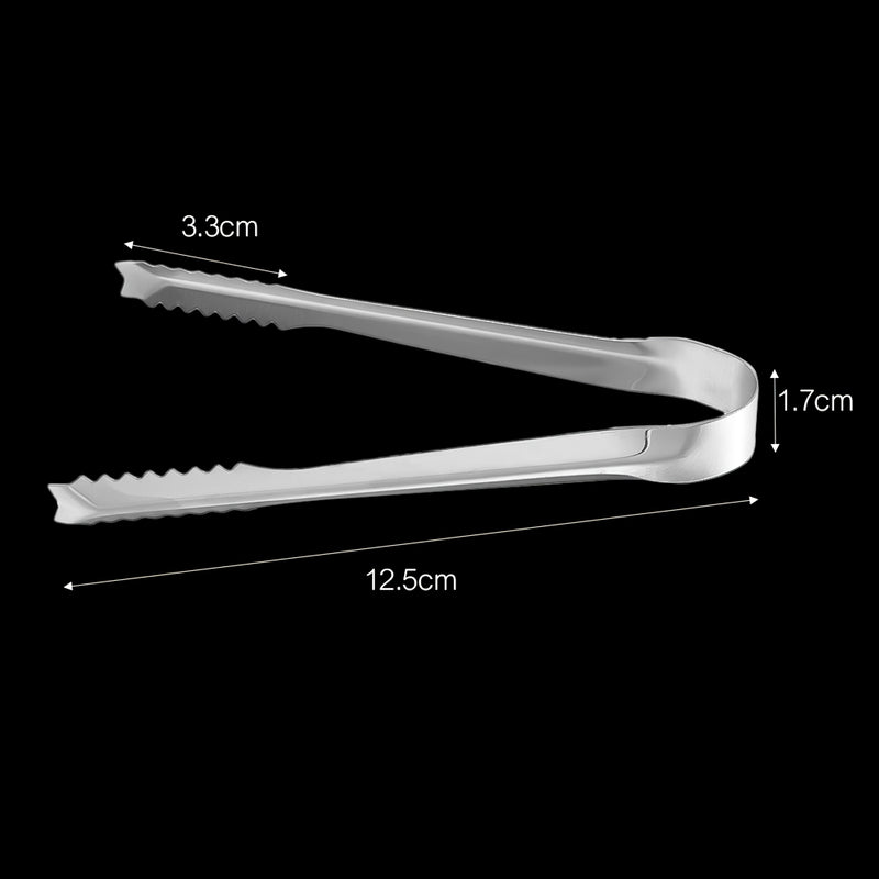 Stainless steel ice tongs, view 2 - MRSLM