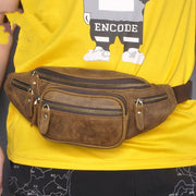 Retro leather shoulder messenger bag - MRSLM