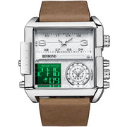 men's large dial quartz watch, view 3 - MRSLM