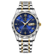 stainless steel quartz men's watch, view 2 - MRSLM