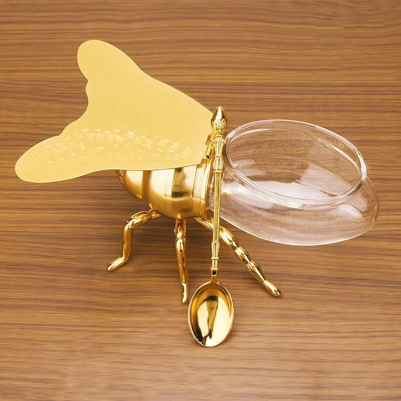 bee shaped honey jar, view 5 - MRSLM