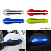 Reflective car bumper and door safety strips - MRSLM