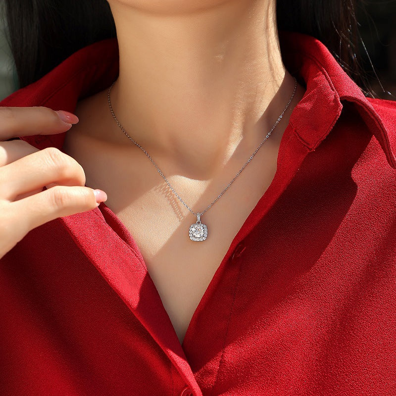 women's mosang stone candy necklace - MRSLM